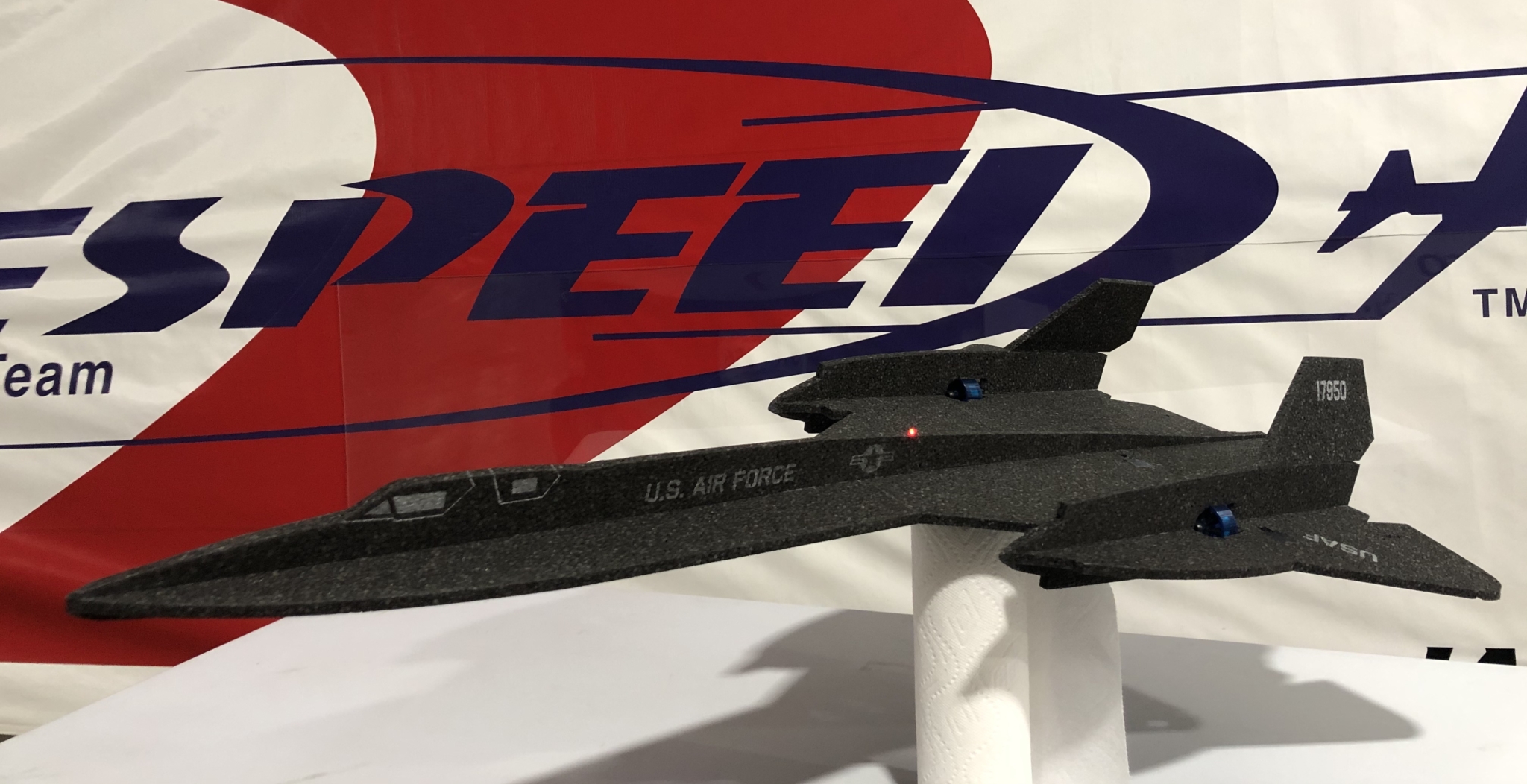 Litespeed SR-71 Blackbird model aircraft