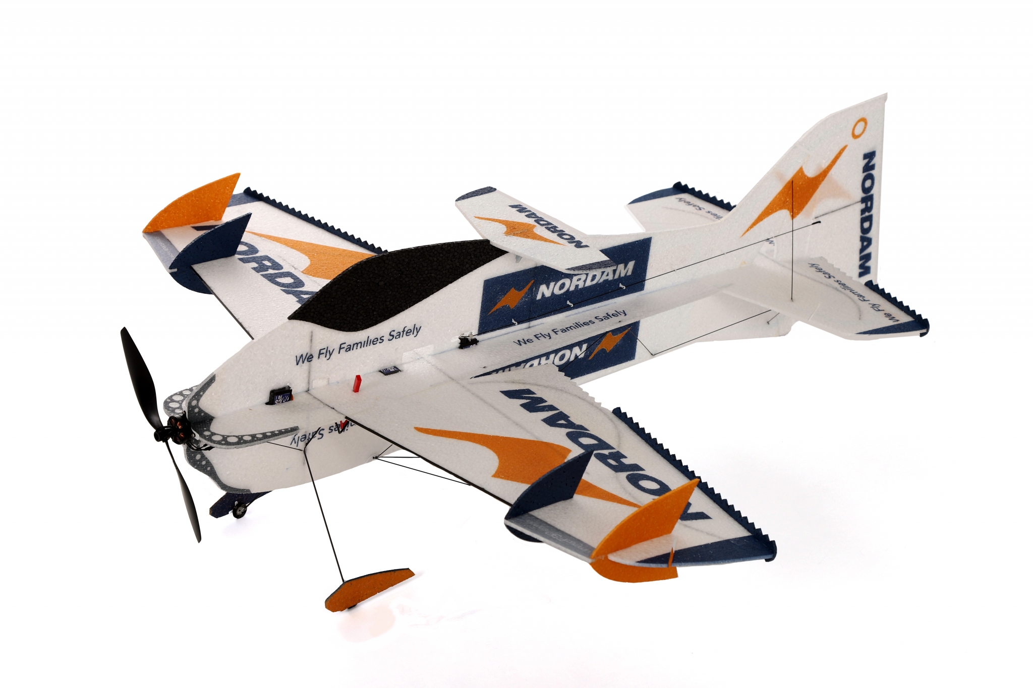 Litespeed pilot flying an indoor model aircraft