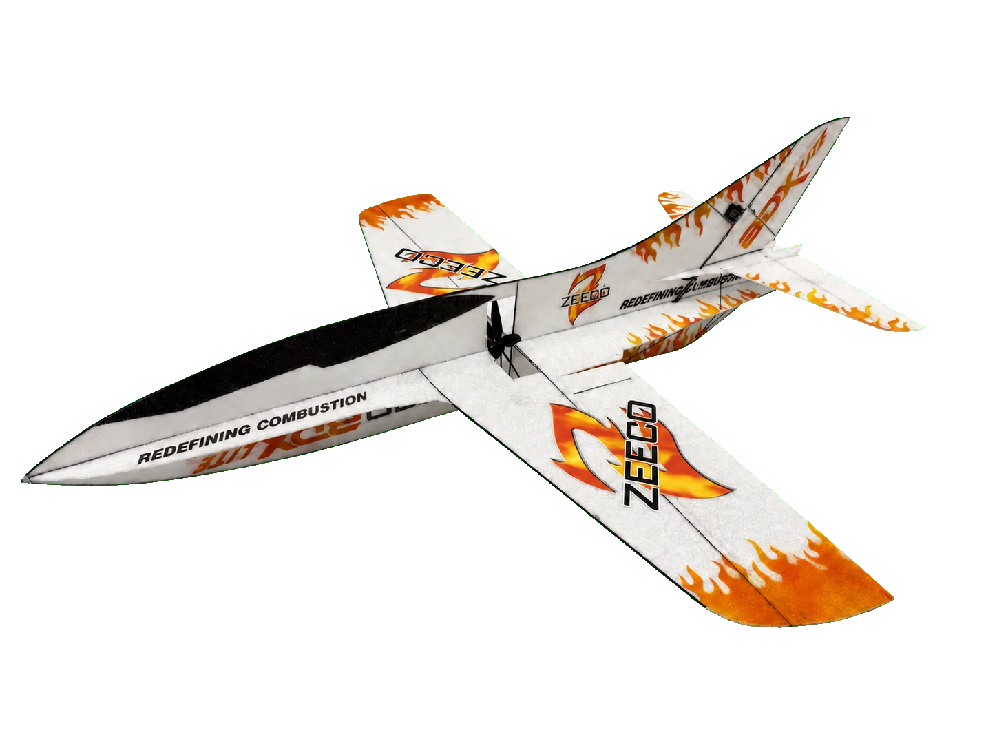 Rear view of the Zeeco BDX Jet limbo aircraft